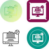 conception d'icône d'analyse vecteur