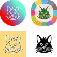 chat icône conception vecteur