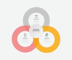 affaires circulaire infographie gratuit éléments vecteur