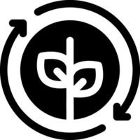 cette icône ou logo durable vivant icône ou autre où tout en relation à gentil de vert vivant et autres ou conception application Logiciel vecteur