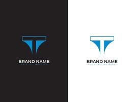 t moderne affaires logo conception vecteur