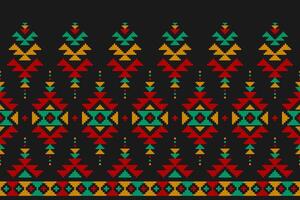 abstrait ethnique aztèque style. ethnique géométrique sans couture modèle dans tribal. Américain, mexicain style. conception pour arrière-plan, illustration, tissu, vêtements, tapis, textile, batique, broderie. vecteur