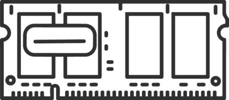 espace de rangement Les données icône symbole vecteur