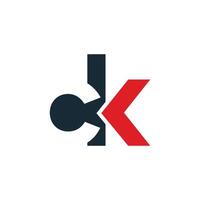 ck logo. entreprise logo. monogramme conception. des lettres c et k. vecteur