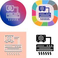 conception d'icône de climatiseur vecteur