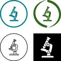 conception d'icône de microscope vecteur
