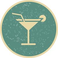 Icône de cocktail de vecteur
