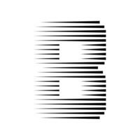 8 nombre lignes logo icône illustration vecteur