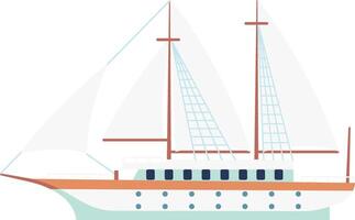navire icône silhouette illustration croisière yacht navire vecteur
