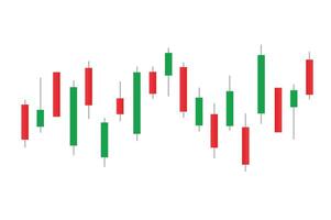 Stock marché bar graphique, chandelier graphique, la finance Commerce Les données vecteur