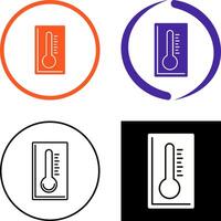 conception d'icône de thermomètre vecteur