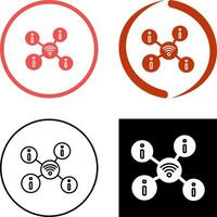 conception d'icônes wifi vecteur