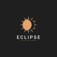 éclipse logo modèle conception inspiration vecteur