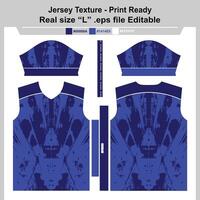 bleu modèle conception, illustration, Jersey Contexte pour des sports sublimation vecteur