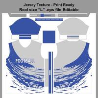 football Jersey conception pour sublimation modèle vecteur