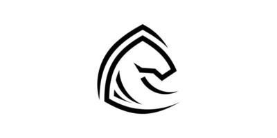 Créatif cheval logo conception, abstrait, logo conception modèle, icône, symbole, vecteur