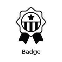 avoir votre mains sur cette magnifique icône de badge, patriote badge conception vecteur