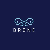 abstrait drone logo modèle. gratuit Télécharger vecteur