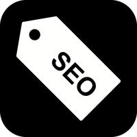 Icône de vecteur SEO Tag