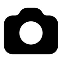 caméra icône pour la toile, application, infographie vecteur