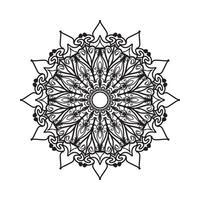 illustration de mandala abstrait concept décoratif. eps 10 vecteur