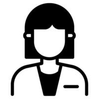 infirmière icône pour la toile, application, infographie, etc vecteur