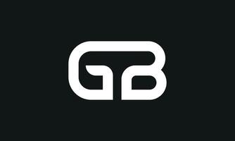 initiale lettre gb logo conception. gb logo conception. Créatif et moderne gb logo. pro vecteur