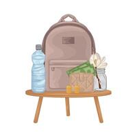 illustration de sac à dos vecteur