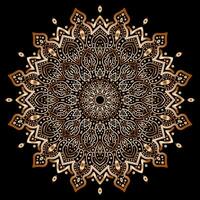 mandala art pour modèle Contexte vecteur