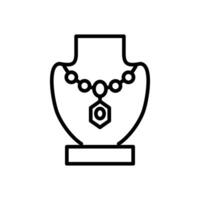 bijoux ligne icône conception vecteur