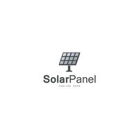 solaire panneau icône logo vecteur