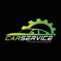 logo de service de voiture vecteur