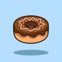 illustration Donut. conception Donut. Donut Donut gâteau dessin animé conception illustration et icône pour site Internet, numérique et impression vecteur