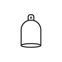 parfum bouteille icône logo vecteur