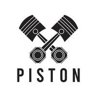 piston icône logo vecteur
