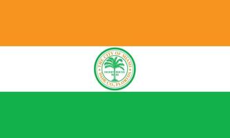 drapeau de Miami État, États-Unis États vecteur
