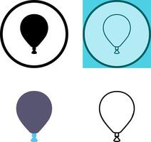 conception d'icône de ballon vecteur