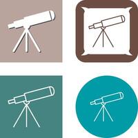 conception d'icône de télescope vecteur