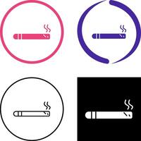 conception d'icône de cigare vecteur
