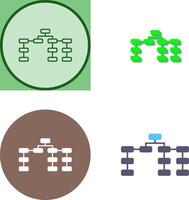 unique seo structure icône conception vecteur