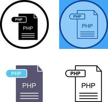 conception d'icônes php vecteur