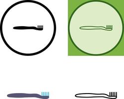 conception d'icône de brosse à dents vecteur