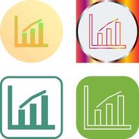 conception d'icône de statistiques vecteur