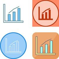 conception d'icône de statistiques vecteur