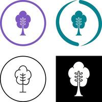 conception d'icône d'arbre vecteur
