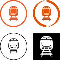 conception d'icône de train vecteur