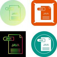 Java icône conception vecteur
