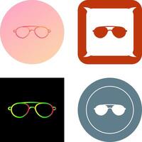 conception d'icône de lunettes de soleil vecteur