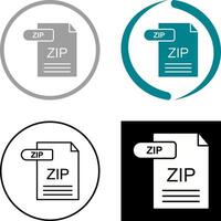 Zip *: français icône conception vecteur