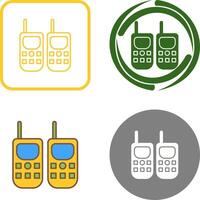 walkie talkie icône conception vecteur